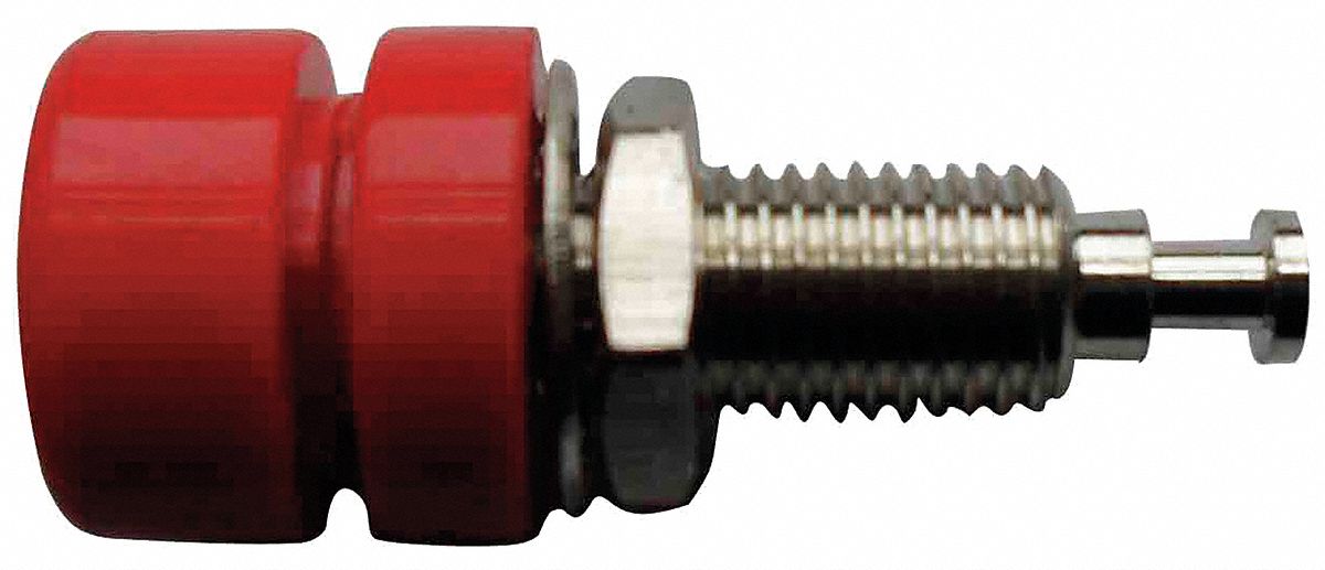 APPROVED VENDOR Conector Banana,30VCA/60VCD,Rojo,PQ10 - Conectores para  Terminales de Prueba - 5TXA0