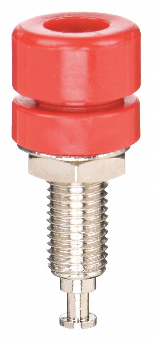 BANANA JACK,30VAC/60VDC,RED,PK10