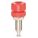 BANANA JACK,30VAC/60VDC,RED,PK10