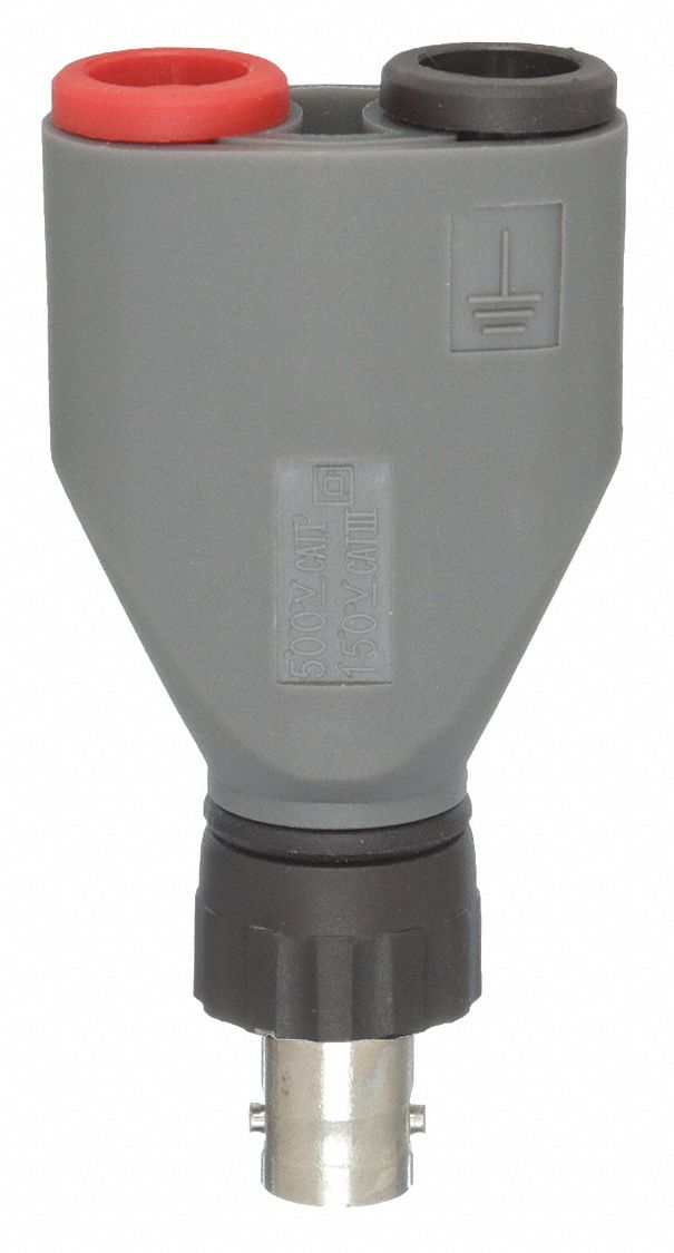 BNC Adapter: Double Banana Jack, Banana Jack Adapters, Straight Plug Adapter, Brass