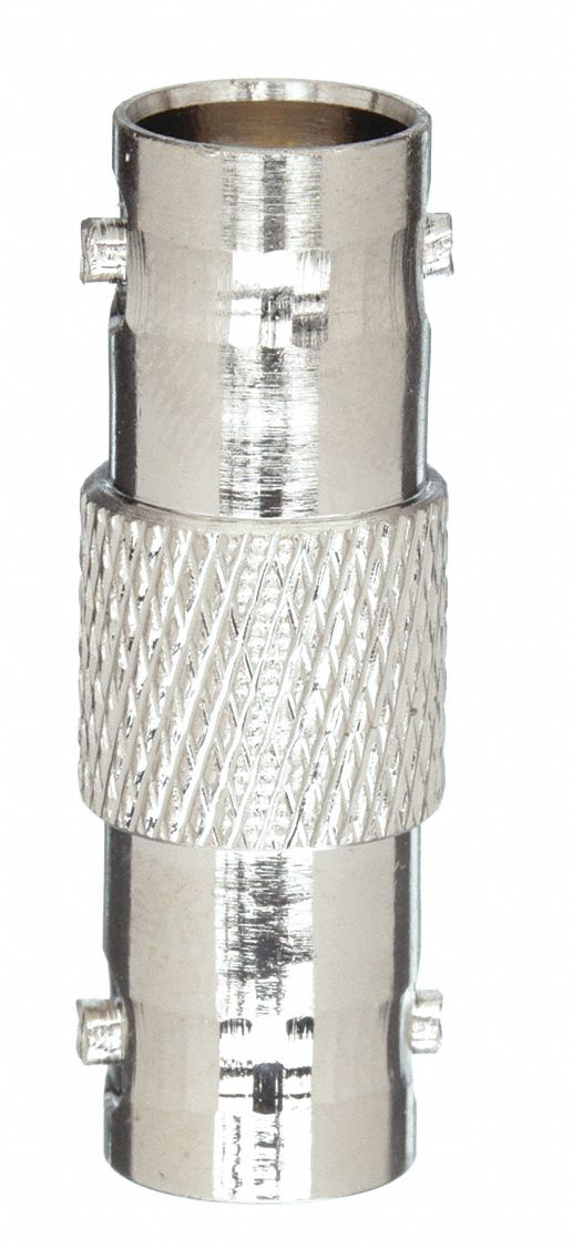 BNC Adapter: BNC Adapters, Straight Plug Adapter, BNC Female x BNC Female, Brass