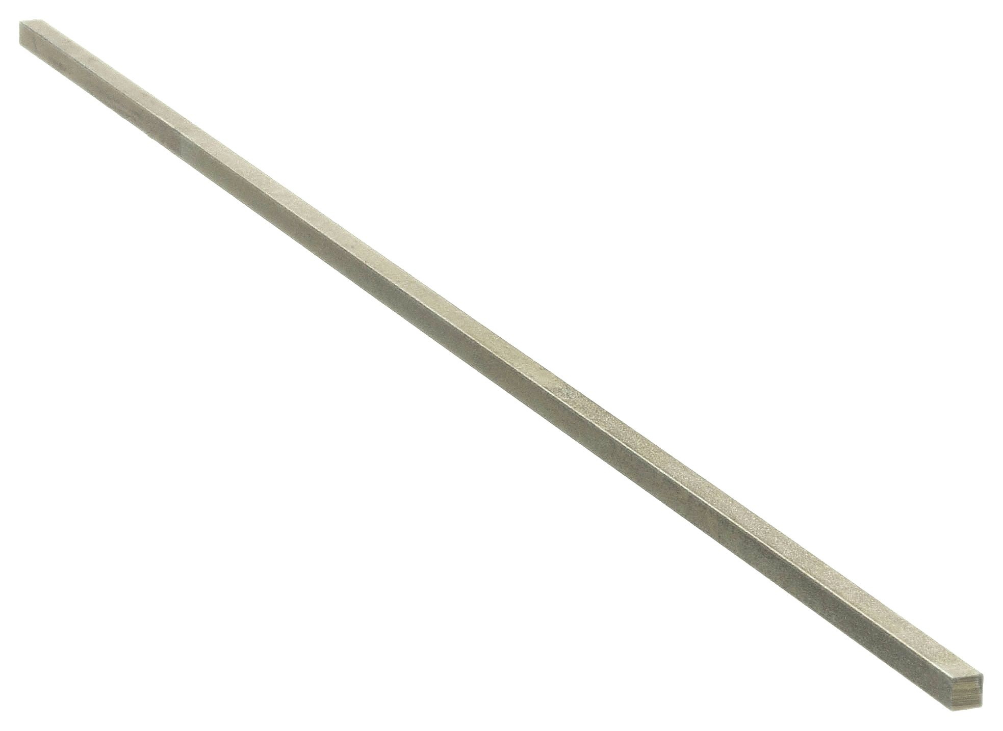 KEY STOCK, 1 M L, STEEL, 10MM W, METRIC, UNDERSIZED, 8MM H