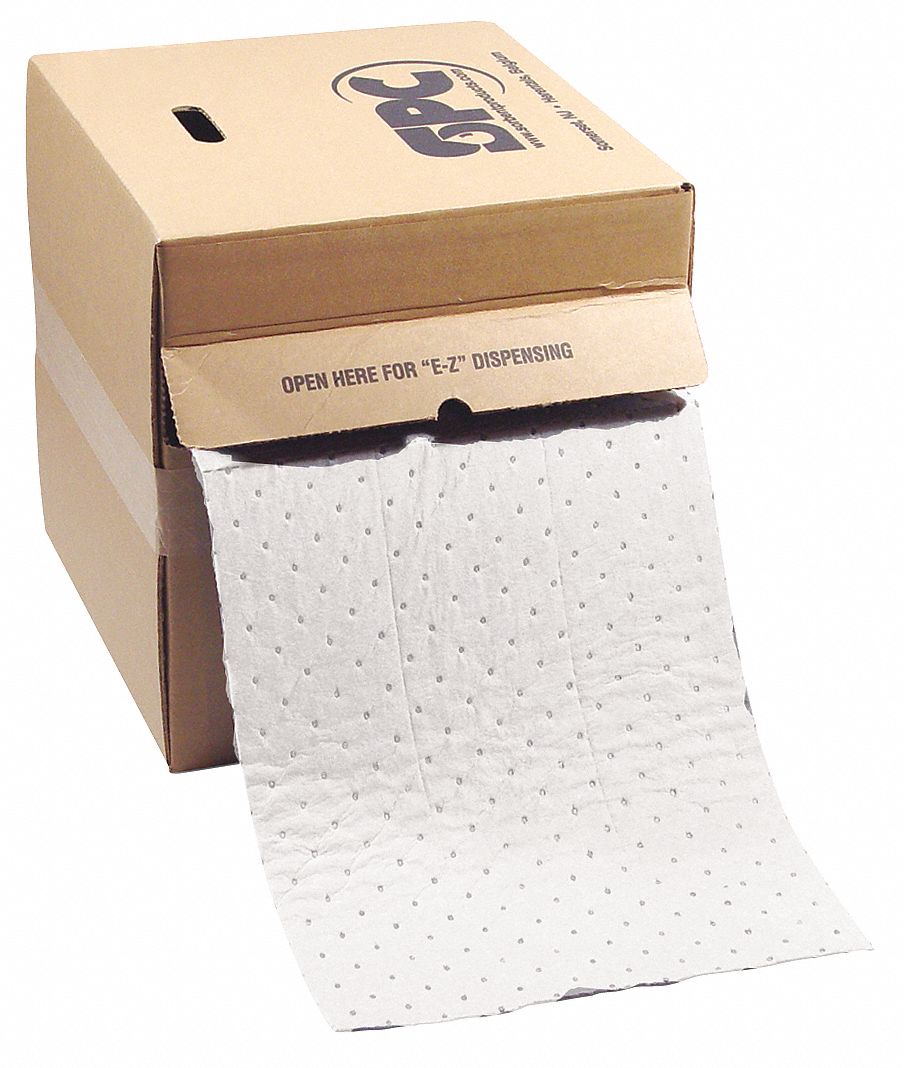 ROULEAU ABSORBANT, 600PO X 15PO, BLANC