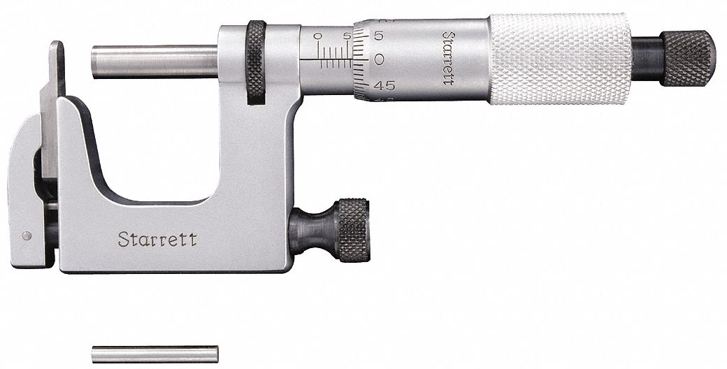 STARRETT, Mechanical, 0 to 25 mm Range, Digital Multi-Anvil Micrometer ...