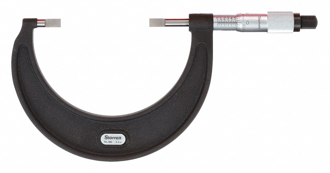 DIGITAL BLADE MICROMETER, MECHANICAL, 2 IN TO 3 IN RANGE