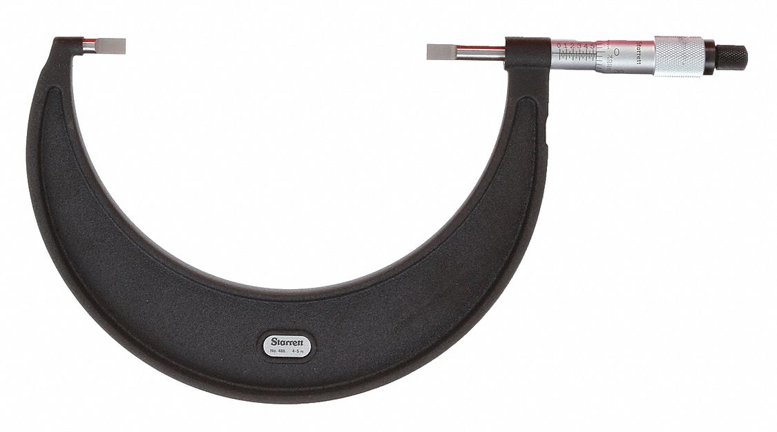 DIGITAL BLADE MICROMETER, MECHANICAL, 4 IN TO 5 IN RANGE