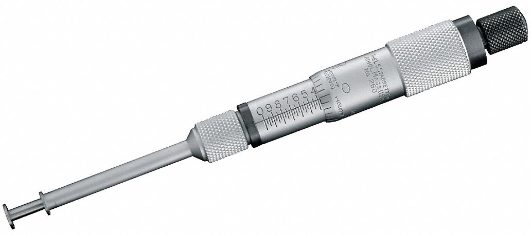 STARRETT Groove Micrometer,0.050 to 1.050 In 5TZZ7260Z Grainger