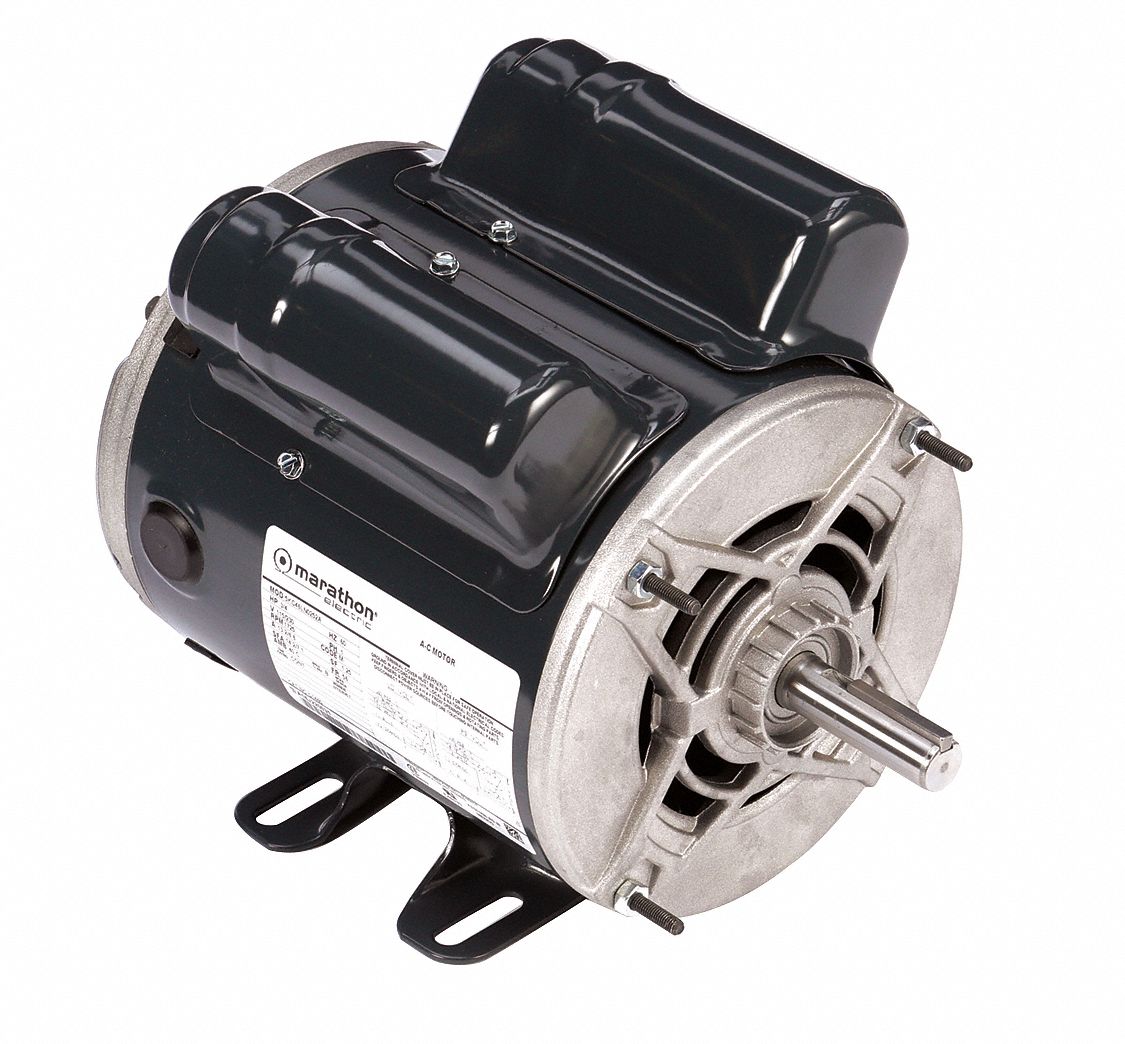 INSTANT REVERSE MOTOR, RIGID BASE, 3/4 HP, 1,725 NAMEPLATE RPM, 115/230 V AC, 6 WIRES