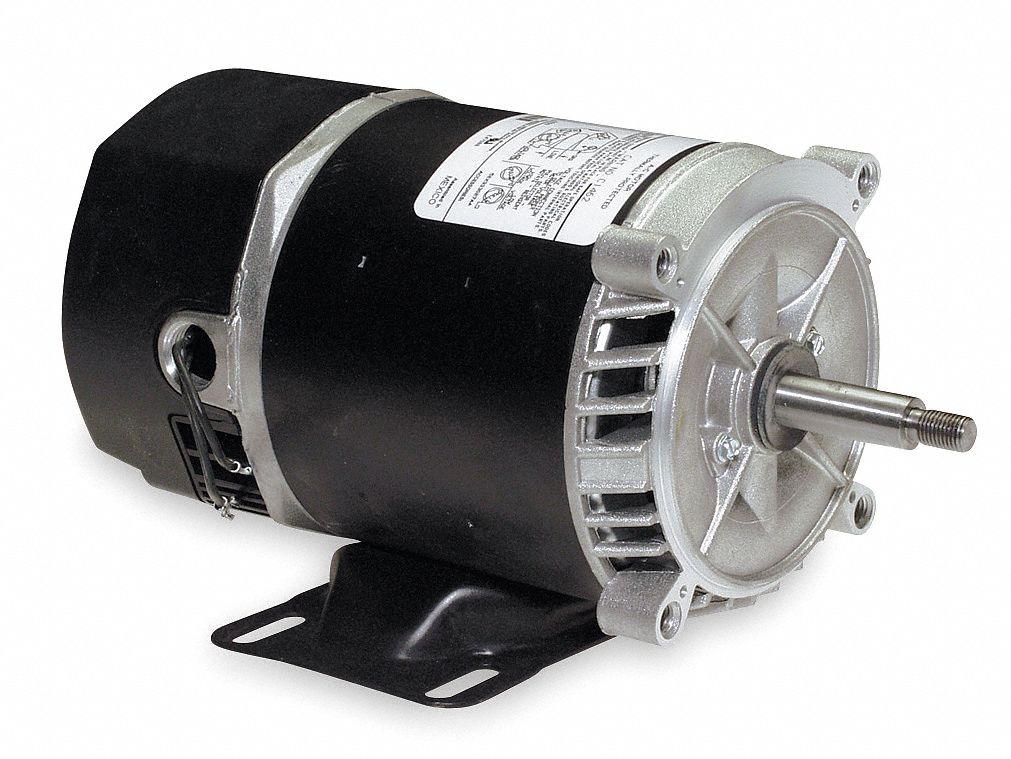JET PUMP MOTOR, OPEN DRIPPROOF, FACE/BASE MOUNTING, 1 HP, 3,450 NAMEPLATE RPM, 115/230 V AC, 1