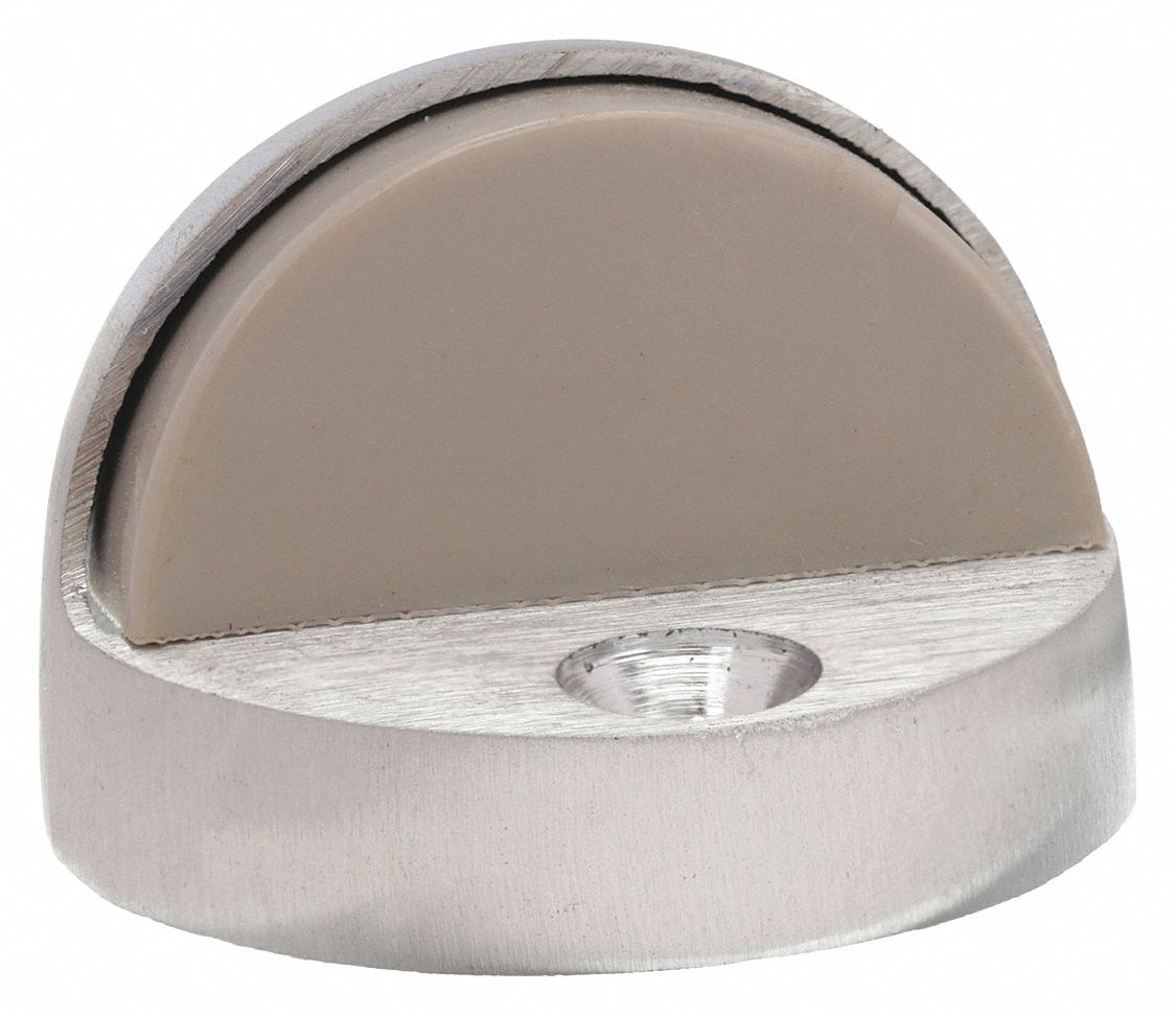 Universal Hardware 1-3/4 in. Satin Chrome Dome Floor Stop with Riser  UH40074 - The Home Depot