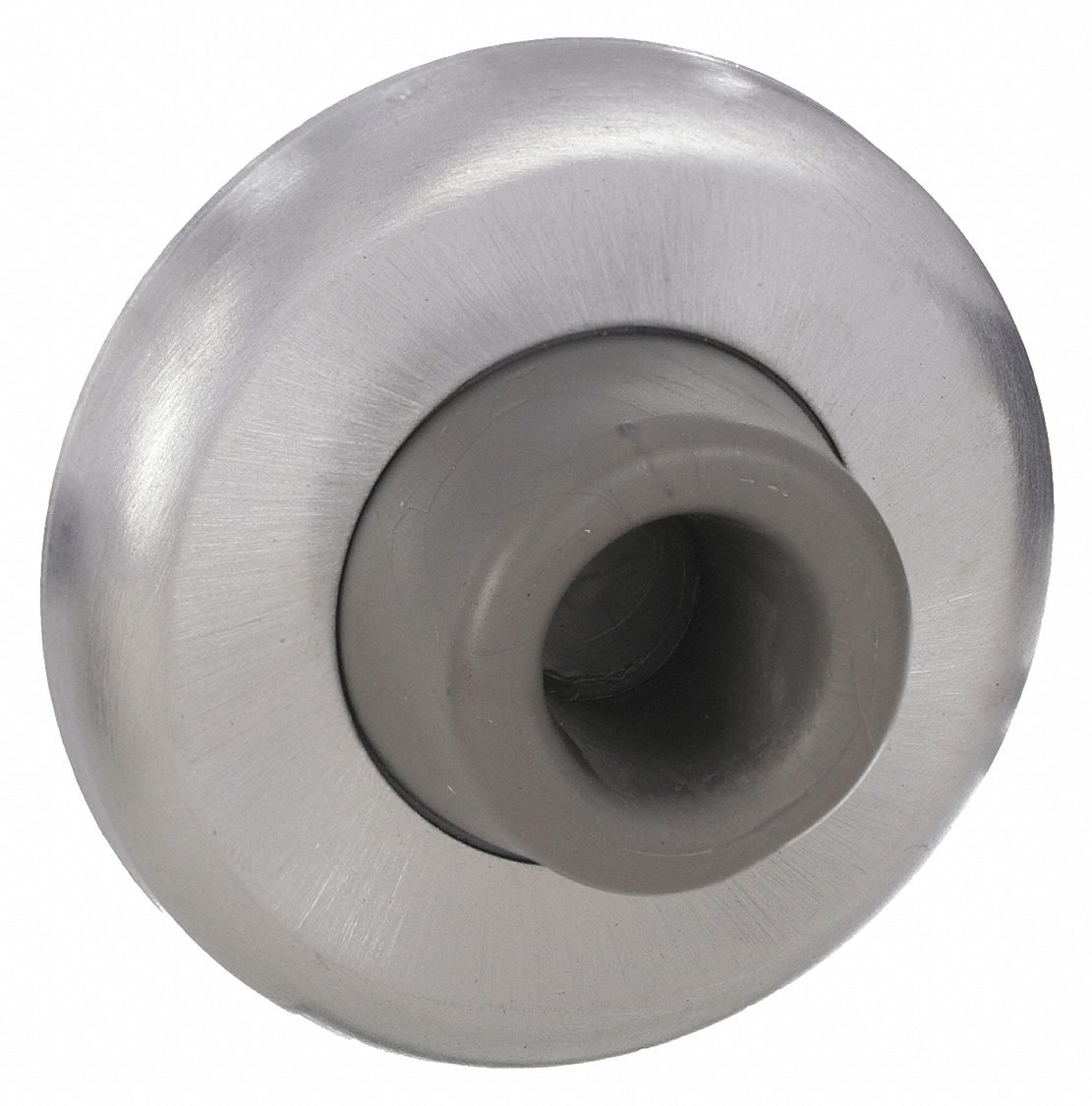 Concave Door Stop Brass