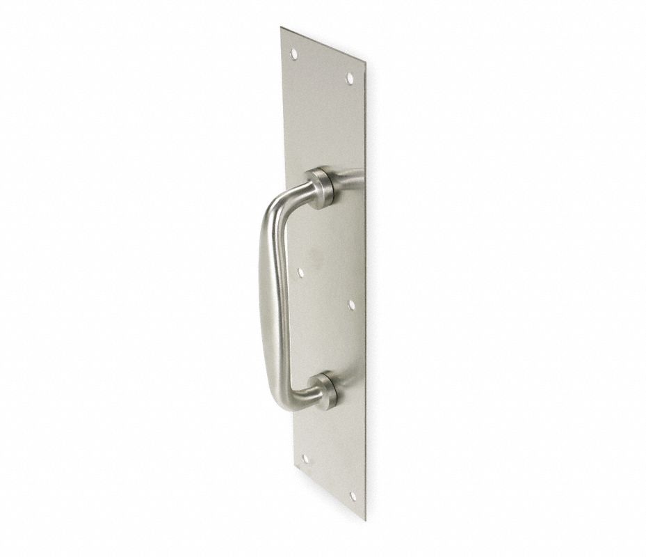 ROCKWOOD Placa de Empuje para Puerta, Material Aluminio, Montaje Tornillos de Montaje en