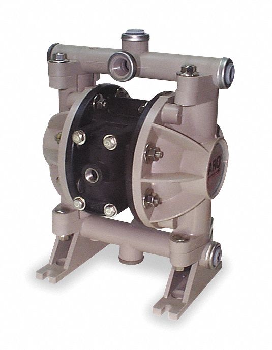 DOUBLE DIAPHRAGM PUMP,AIR OPERATED,150F