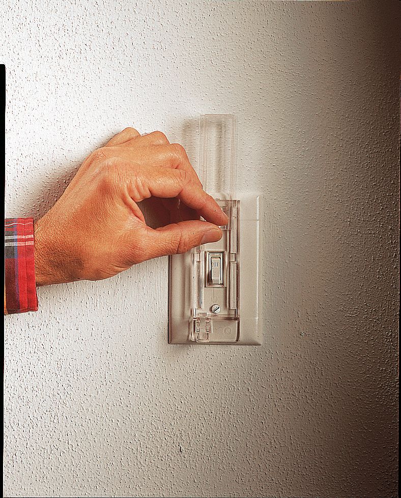 BRADY Wall Switch Lockout, Clear, 9/32 in Padlock Shackle Max. Dia