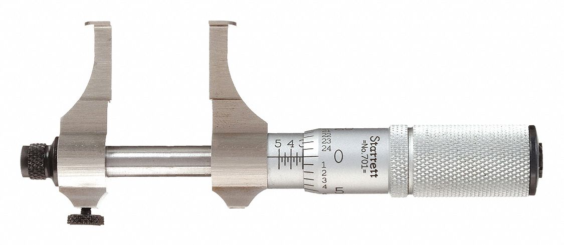DIGITAL GROOVE MICROMETER, MECHANICAL, 0.5 IN TO 1.5 IN RANGE