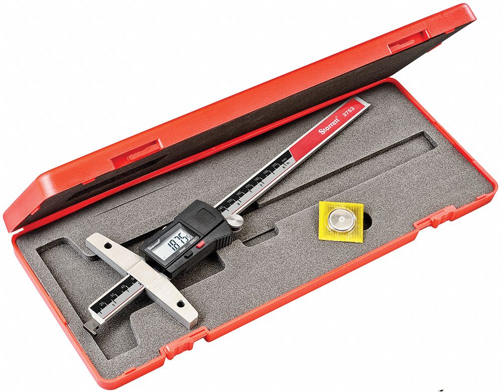 STARRETT BladeStyle Digital Depth Gauge, Depth Gauge Type BladeStyle