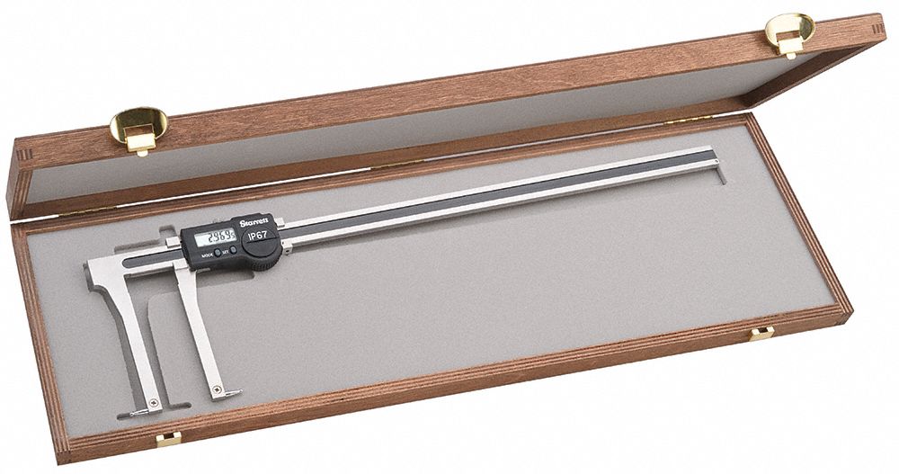 STARRETT Inside Groove Digital Caliper 0 in to 14 in/0 to 350 mm Range