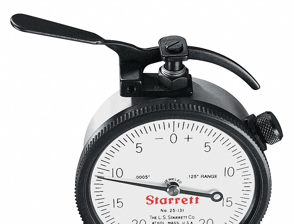 Details about   Starrett 25-131J Dial Indicator WITH LIFT LEVER  IN STOCK 