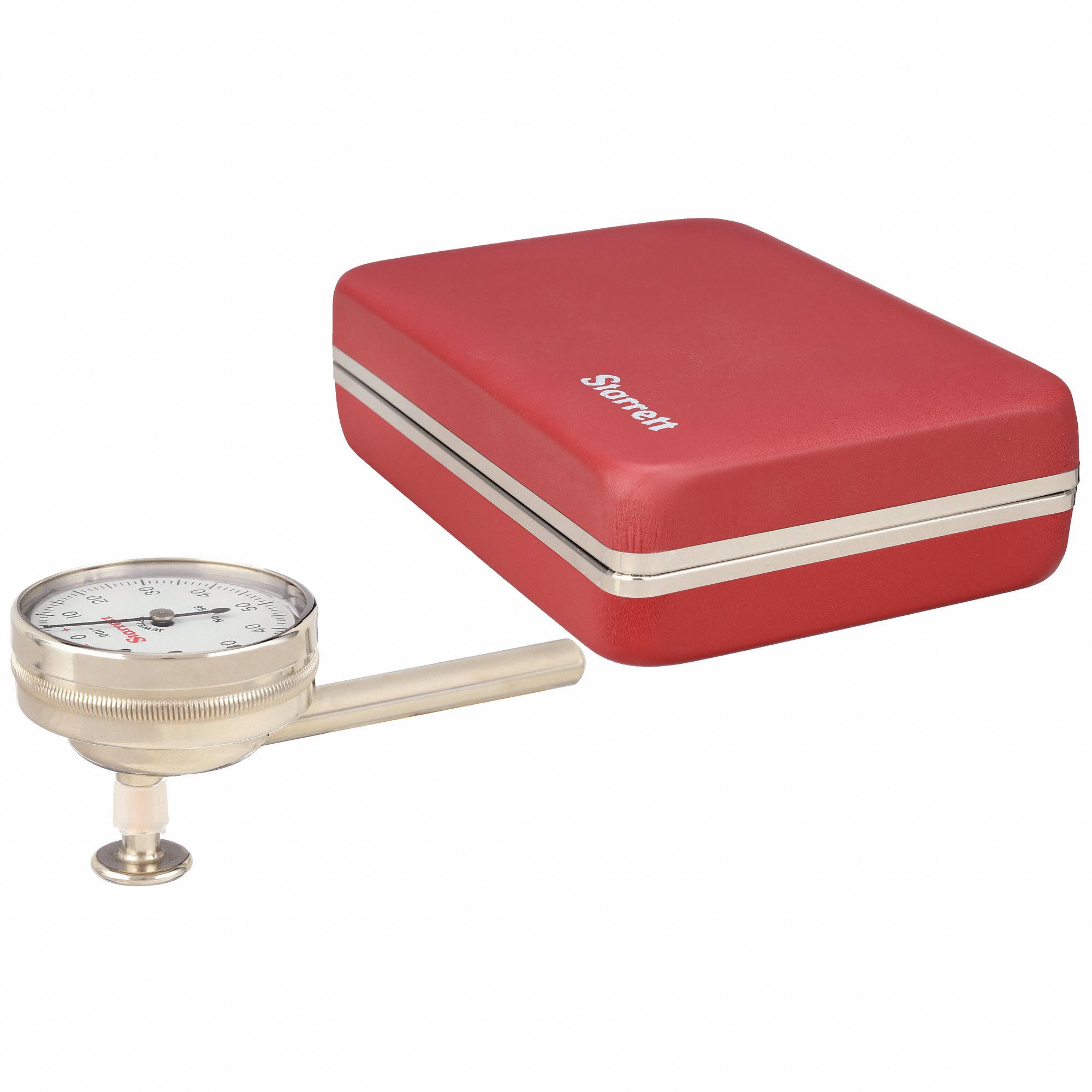 STARRETT Item Back Plunger Dial Indicator, Dimension Type Inch