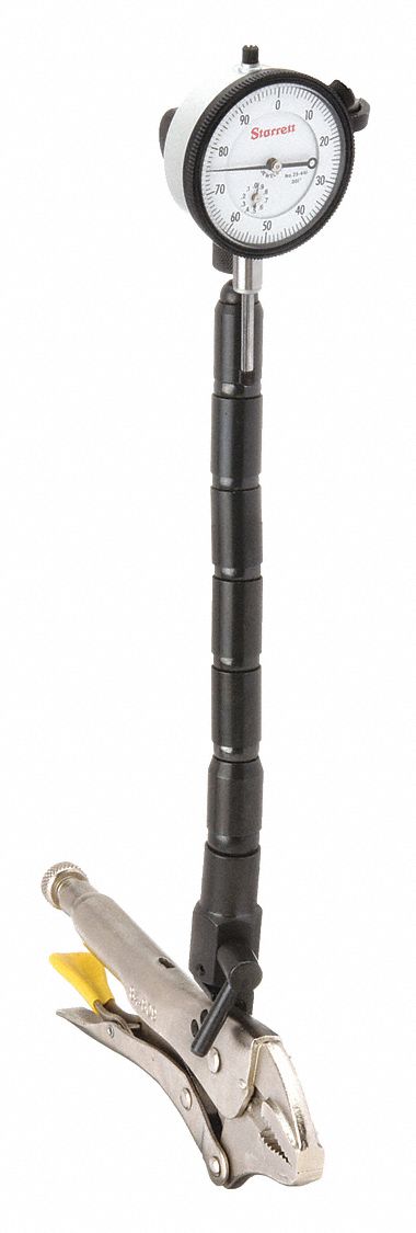 Automotive Inspection Kit: 0-100 Dial Reading, 0 in to 1 in Range, 0.001 in Graduations