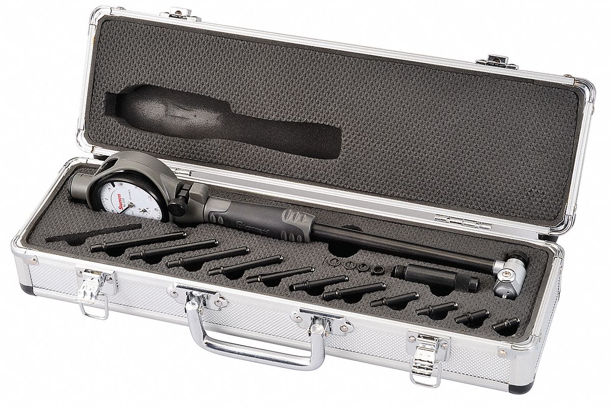 Professional Precision Dial Bore Gauge Set 0.0005 Graduation 2-6 Measuring Range Measuring Tools Measurements 