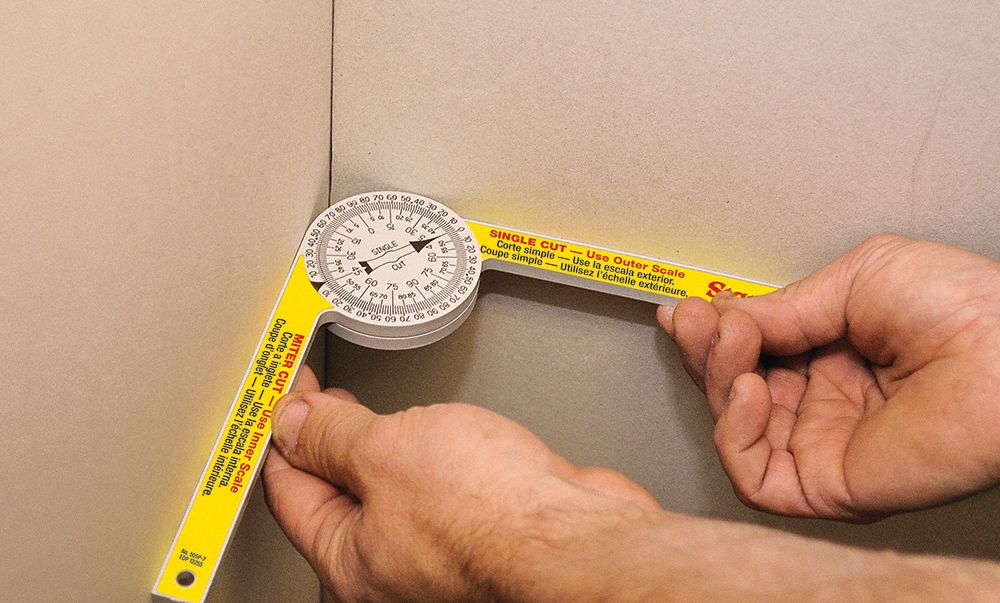 STARRETT ManualReading Miter Protractor 0° to 360° Range, 1