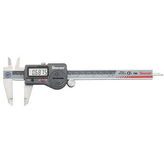 4-Way Digital Caliper,  Range 0 in to 6 in, 0 to 150 mm,  IP Rating IP67,  SPC Output Yes
