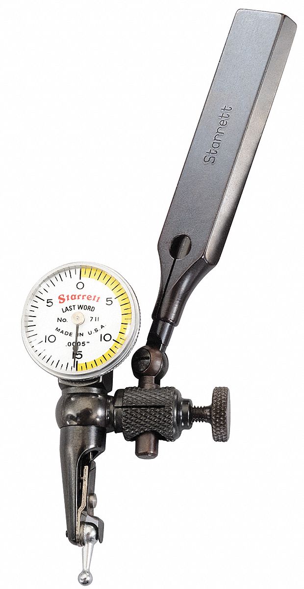 STARRETT Item SwivelHead Dial Test Indicator, Test Indicator Style