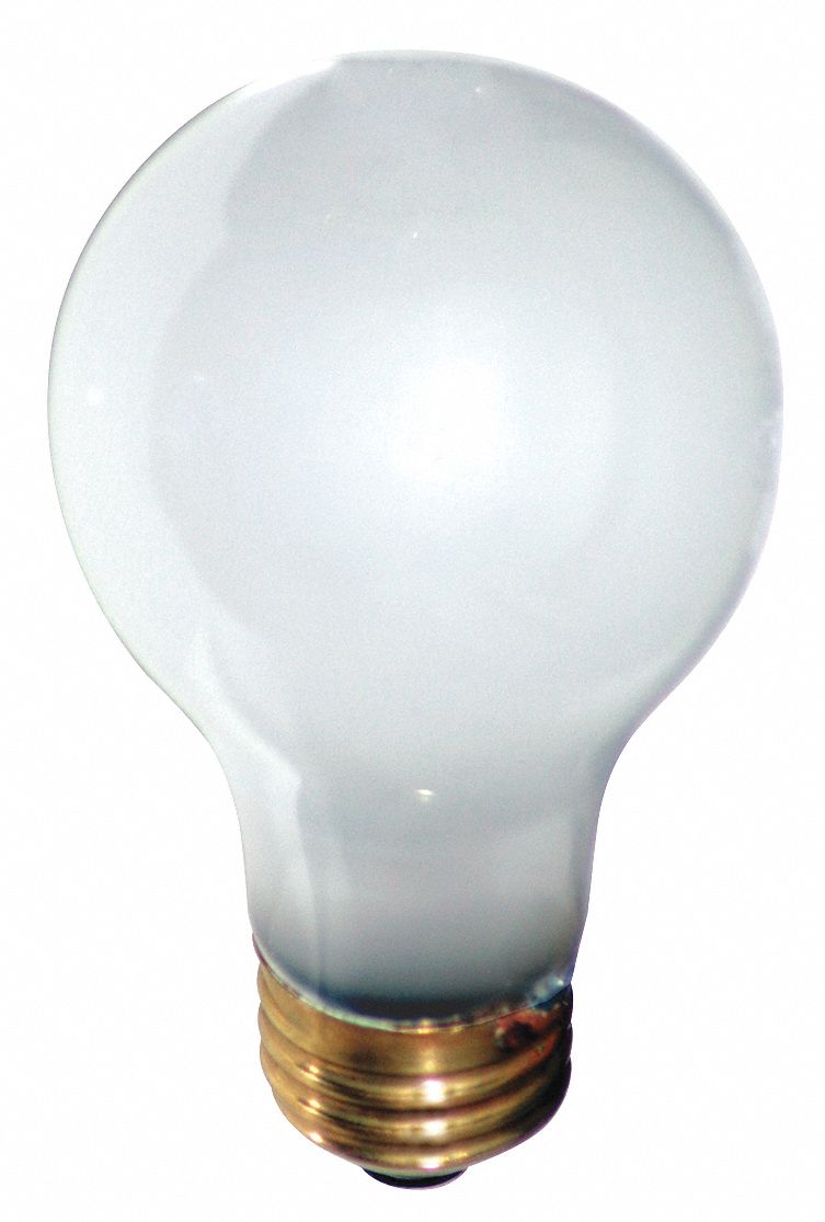 Incandescent Lamp: (A) Classic, 40 W Watt, 330 lm Light Output, Rough Service