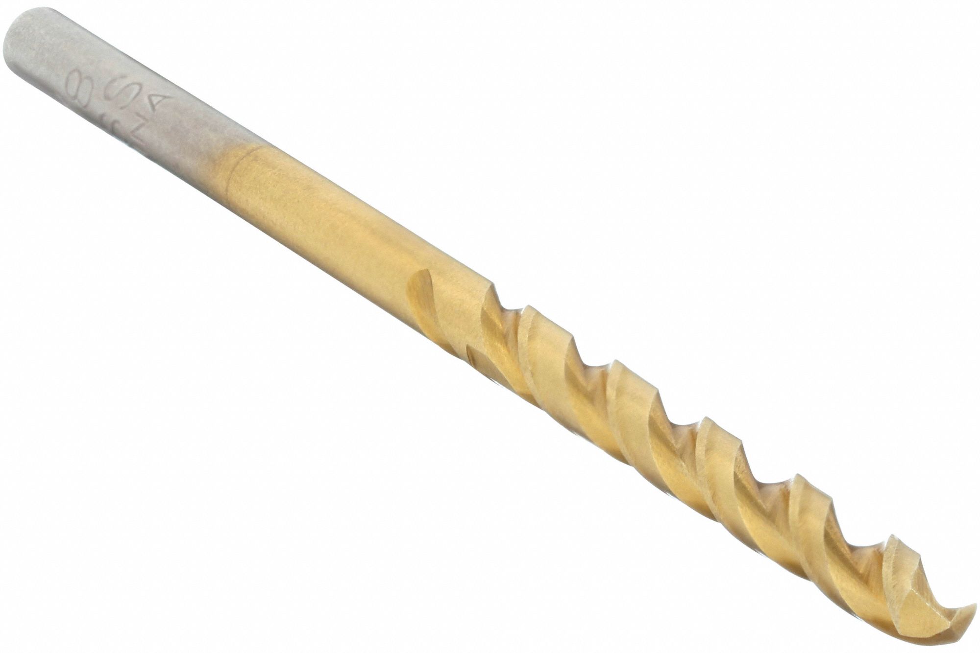 JOBBER LENGTH DRILL BIT, 9/64 IN DRILL BIT SIZE, 1¾ IN FLUTE L, 2⅞ IN LENGTH, HSS