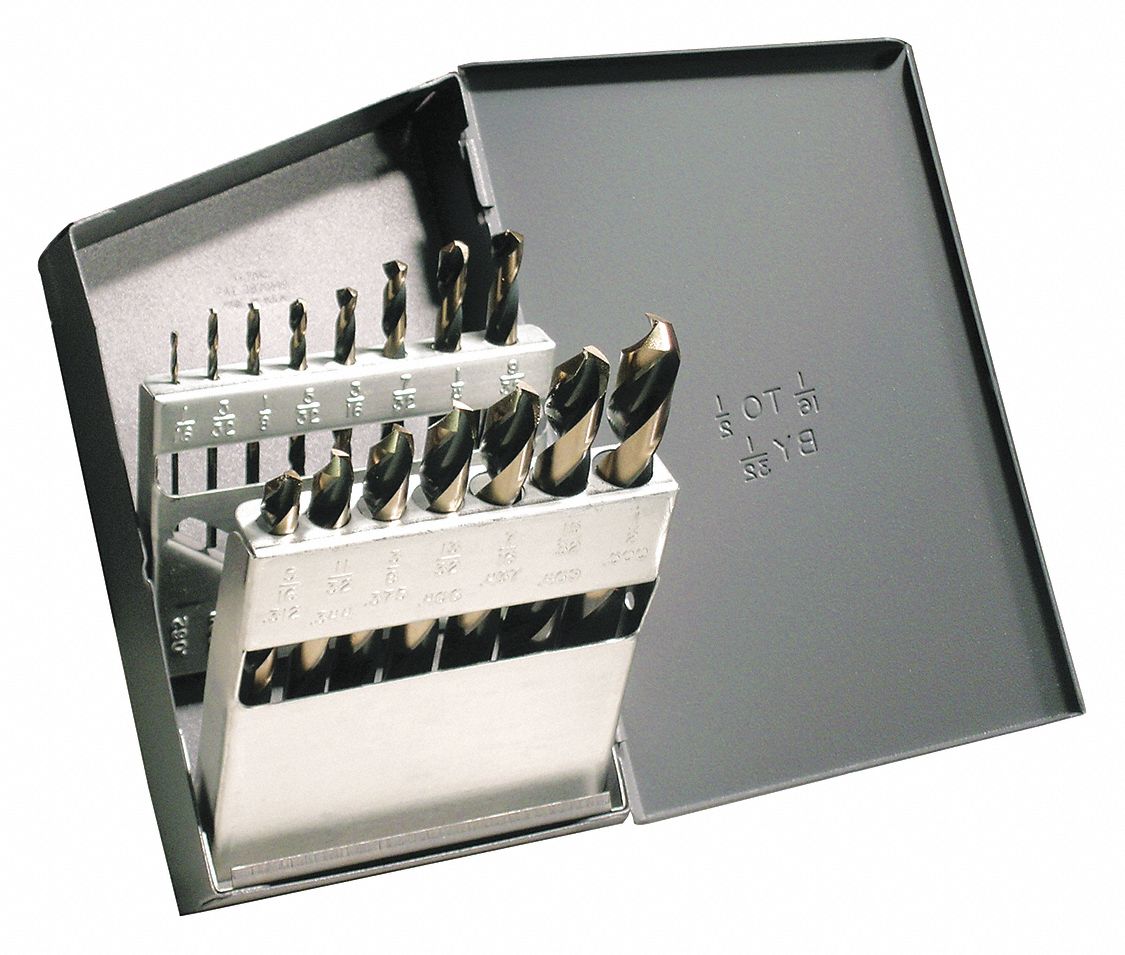 Westward Mechanics Length Drill Bit Set: 1 16 In Smallest Drill Bit 