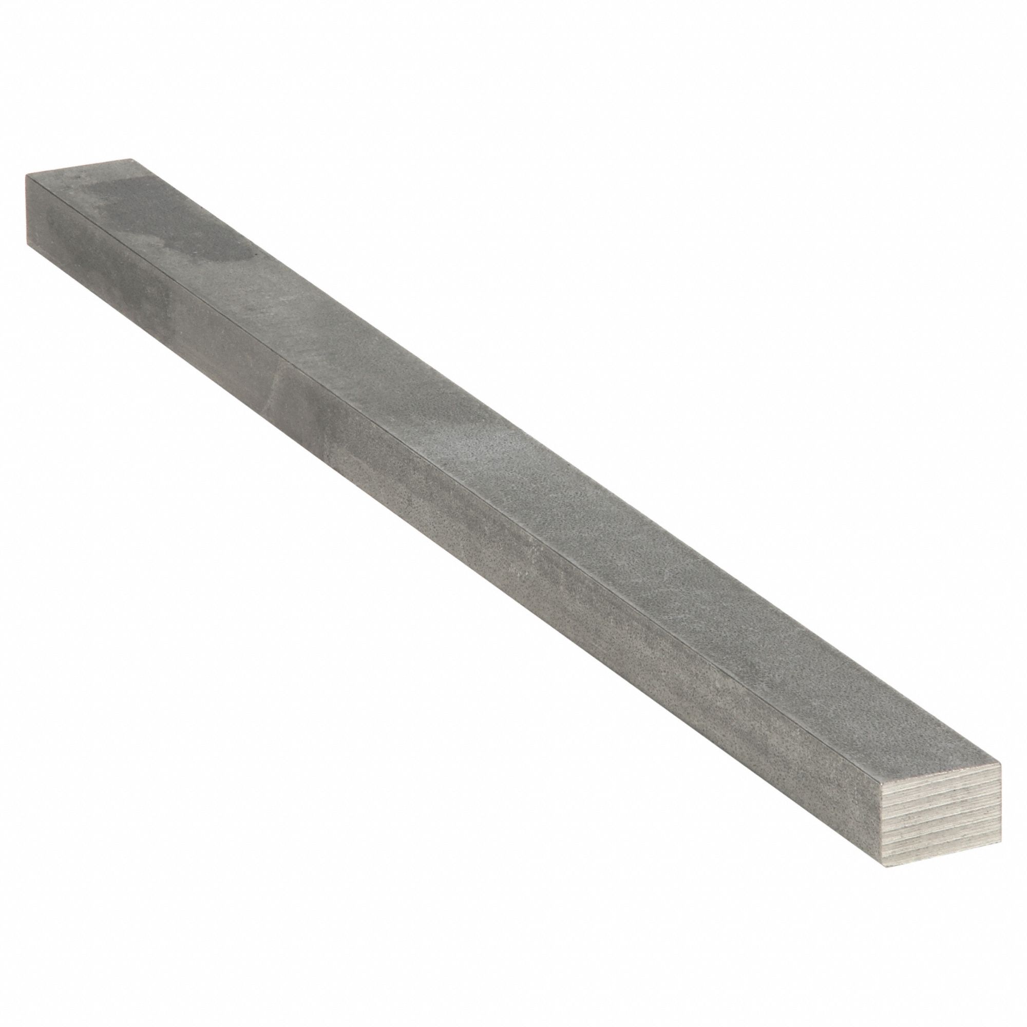 Key Stock, 12 in L, SS, 1 in W: Inch, Bilateral Key Stock, 5/8 in Ht, 12 in Lg, 1 in Wd, 18-8