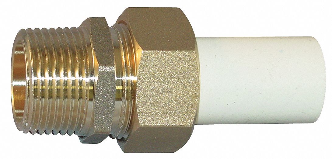 Union Brass 1/2 in Metal Side Pipe Size
