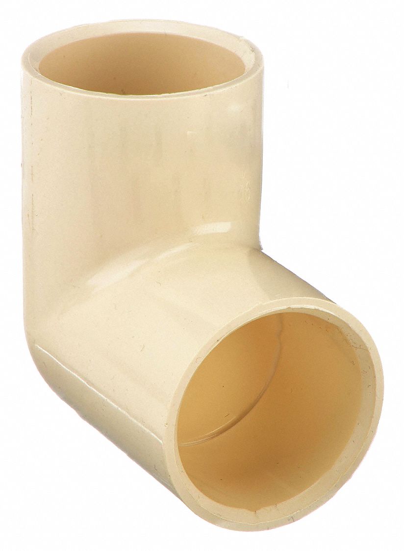 Sweat Fitting Elbow: Cup, 1 in CTS x 1 in CTS Size, CPVC