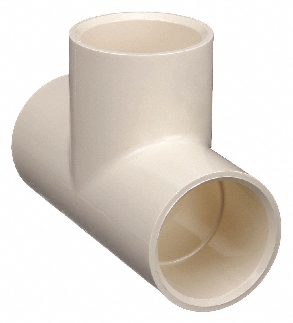 CPVC, CTS Hub x Socket x Socket, CTS Tee 5UEL34101020 Grainger