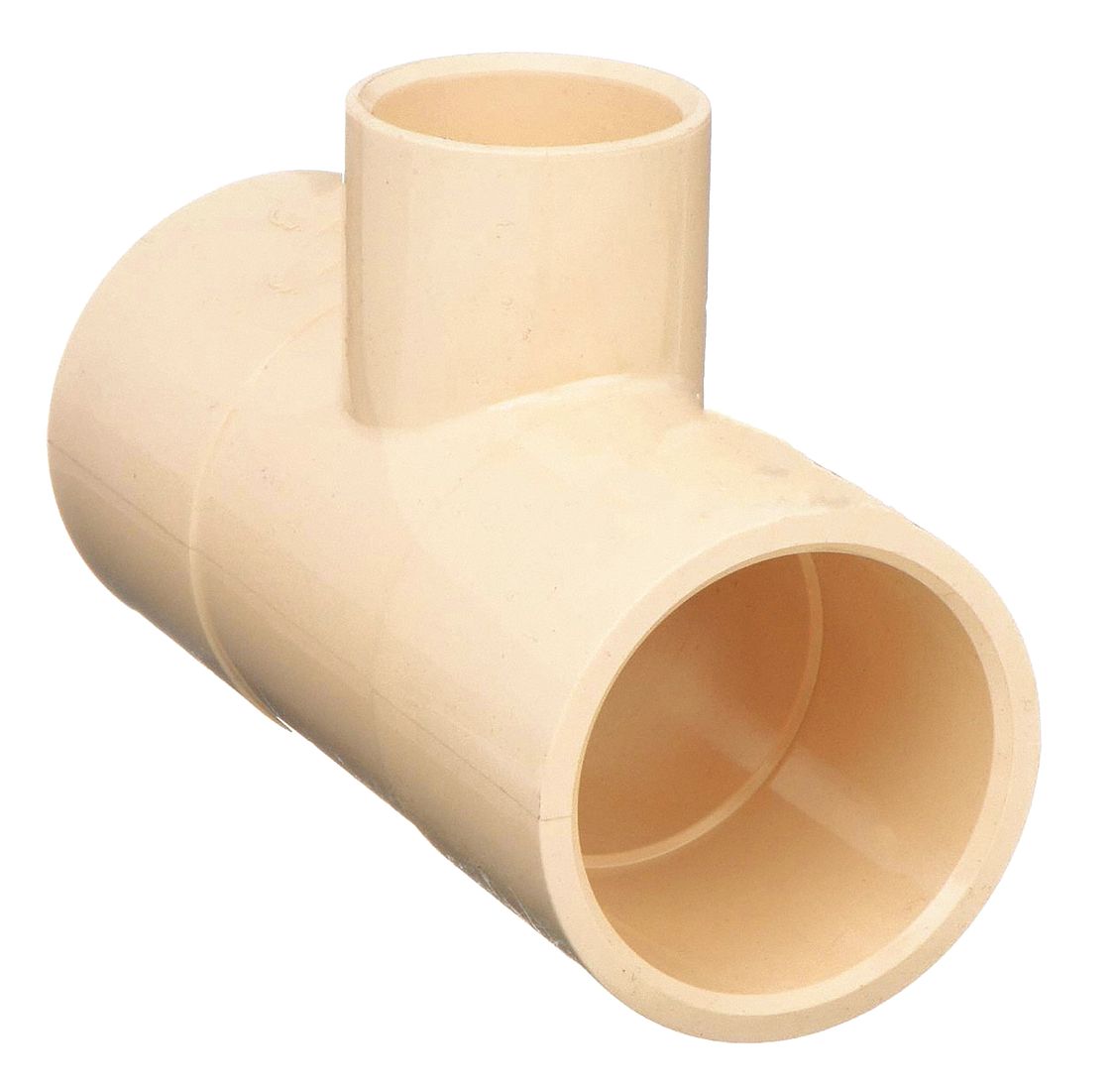 Sweat Fitting Tee: Cup, 2 in CTS x 2 in CTS x 1 in CTS Size, CPVC