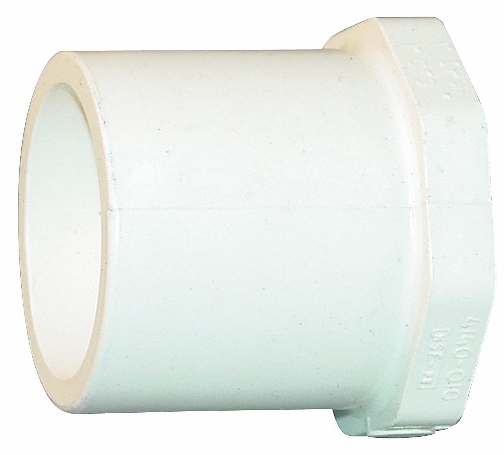 TRANSITION BUSHING: CPVC, IPS SPIGOT X CTS SOCKET HUB, 1½ IN COPPER TUBE SIZE, 1½ IN PIPE