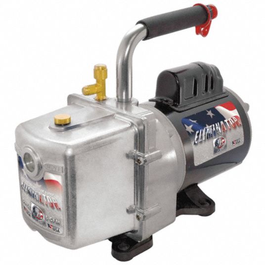 JB INDUSTRIES Refrigerant Evacuation Pump, Inlet Port Size 1/4 in and 3 ...