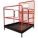 FORKLIFT WORK PLATFORM, 1,000 LB MAX LOAD CAPACITY, 7½ IN X 3⅜ IN, PERFORATED, DOUBLE