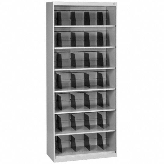 TENNSCO, Closed Back, 28 Dividers, OpenFile Shelves 5UEZ1FS370LGY