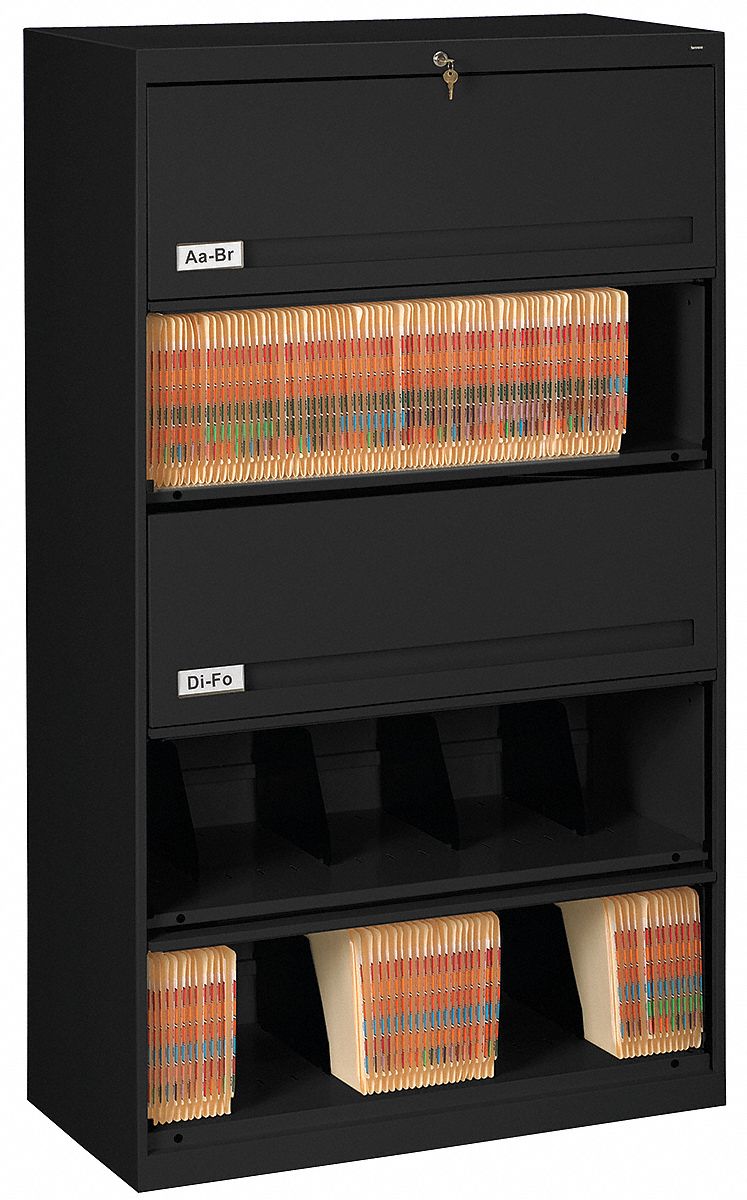 TENNSCO, Lateral, 0 Drawers, File 5UEZ6FS351LBK Grainger
