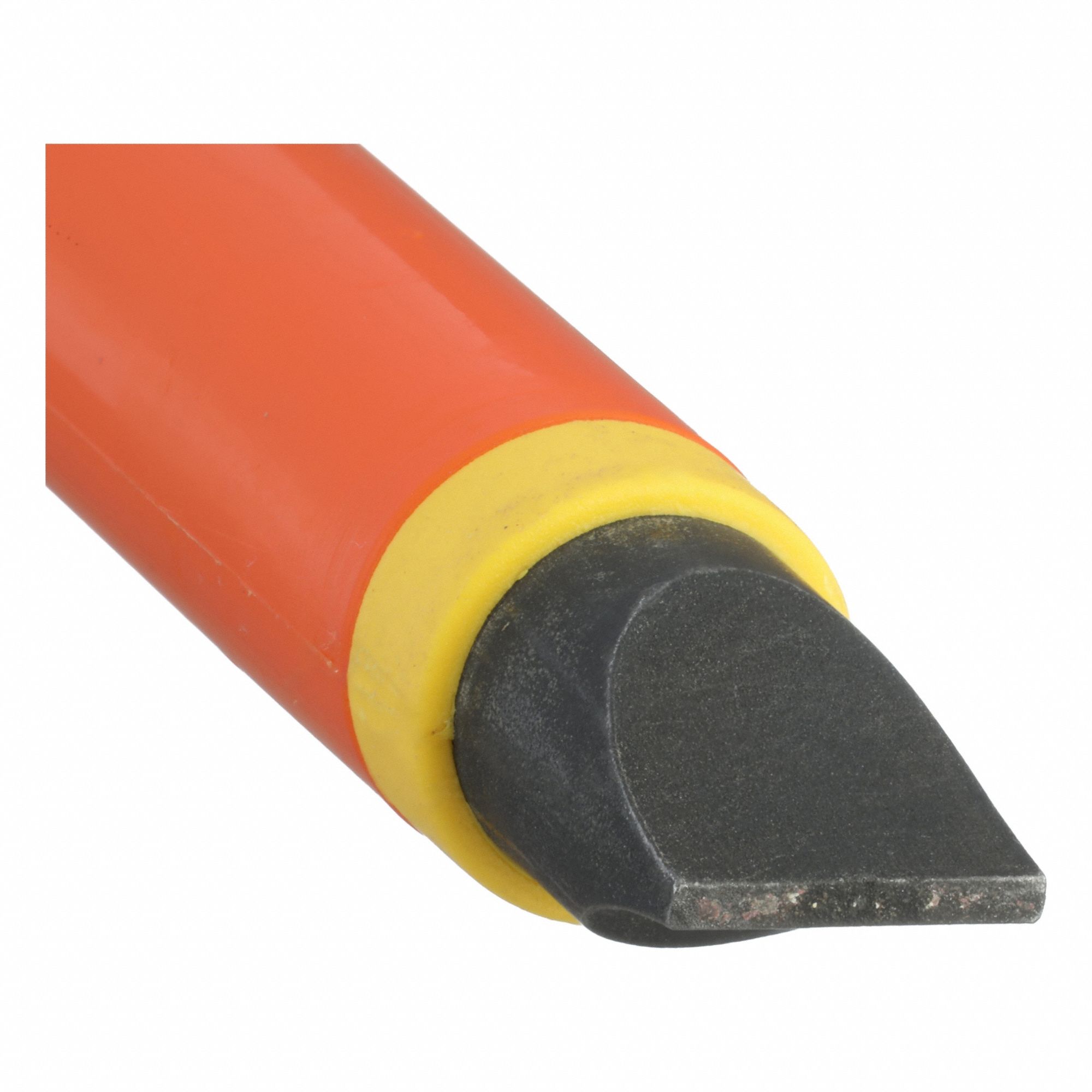 Insulated Slotted Screwdriver: 3/8 in Tip Size, Long Lg, 12 3/4 in Overall Lg, Insulated