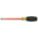 INSULATED SQUARE SCREWDRIVER, #1 TIP SIZE, 10 1/4 IN OVERALL L, 6 IN SHANK L