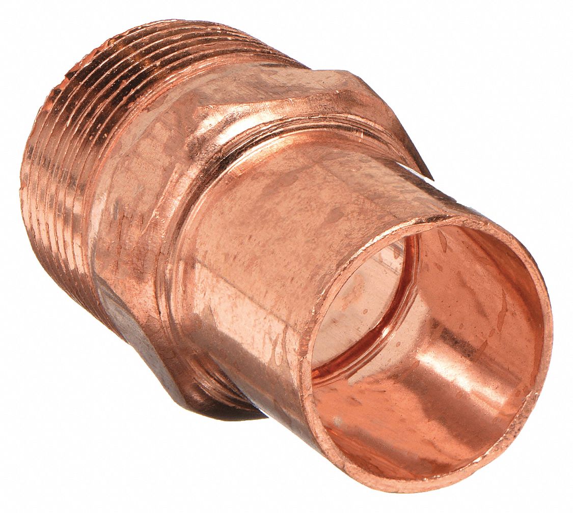 Wrot Copper, FTG X MNPT, Adapter - 5UGC7|W 01446 - Grainger