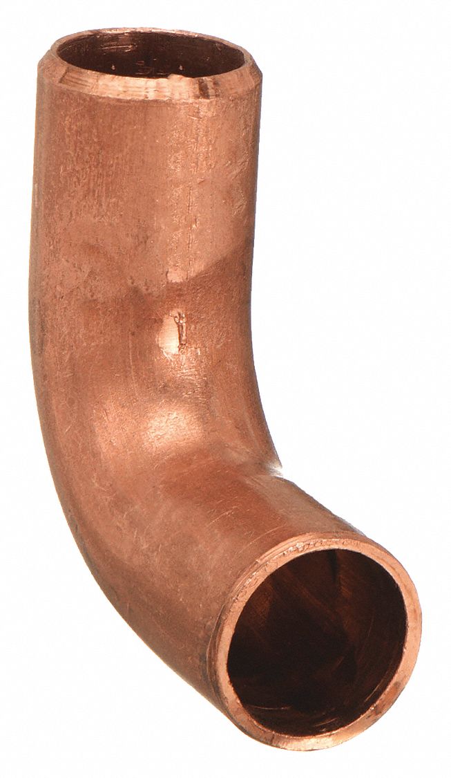 Wrot Copper, FTG x FTG, Close Rough Elbow 5UGD1W 02621 Grainger