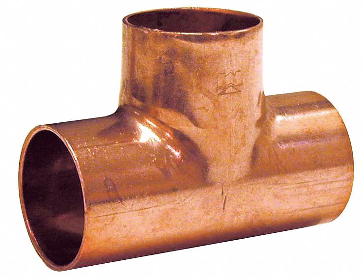 Mueller Industries Tee Wrot Copper 1 4 In C X C 5ugg5 W 40313 Grainger