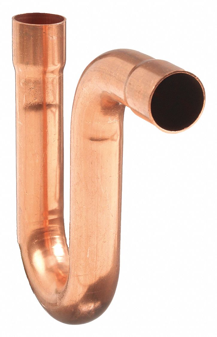 Wrot Copper, Cup x Cup, Suction Line PTrap 5UGG7W 61001 Grainger