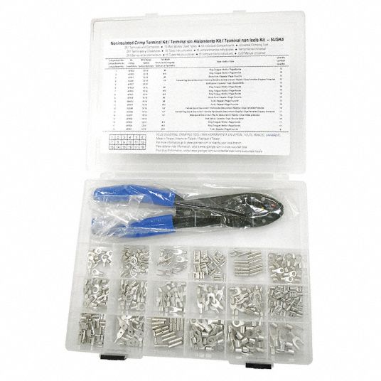 POWER FIRST Wire Terminal Kit AllinOne Terminal Tool, Crimp
