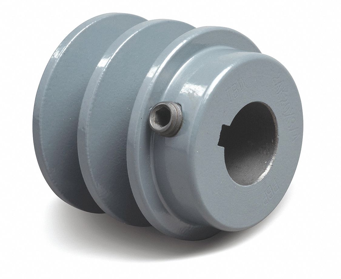 fixed bore pulley