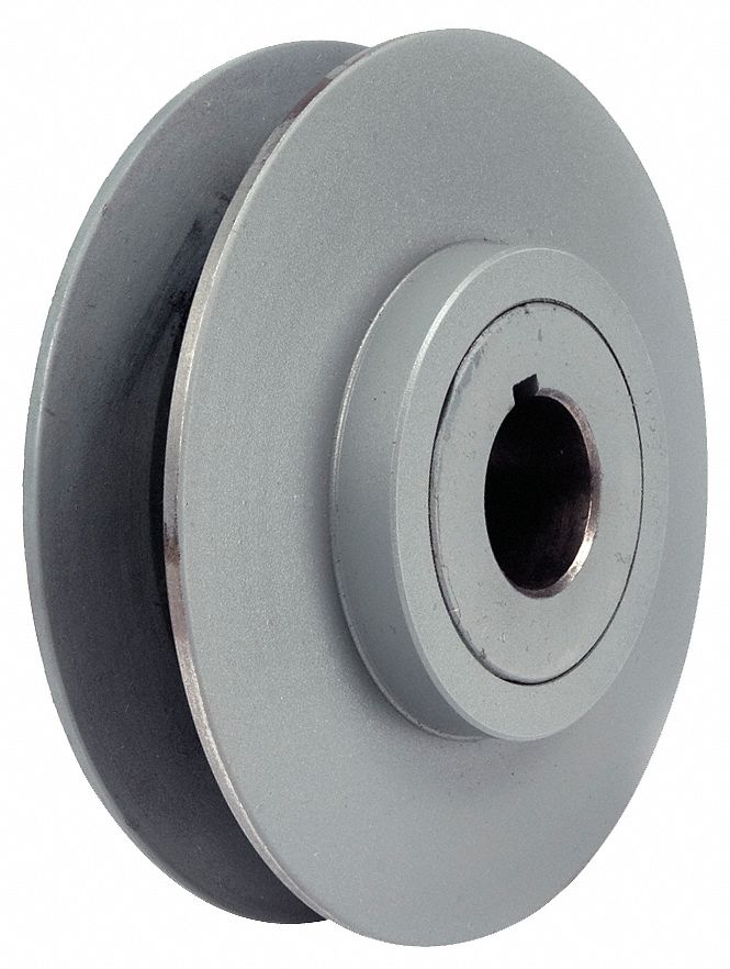 V-BELT PULLEY,1"VRPITCH,6.55"OD,IRON